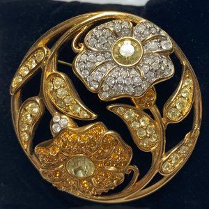 SWAROVSKI HARMONY BROOCH 2001 ANNUAL EDITION "GARDEN OF TRANQUILITY"